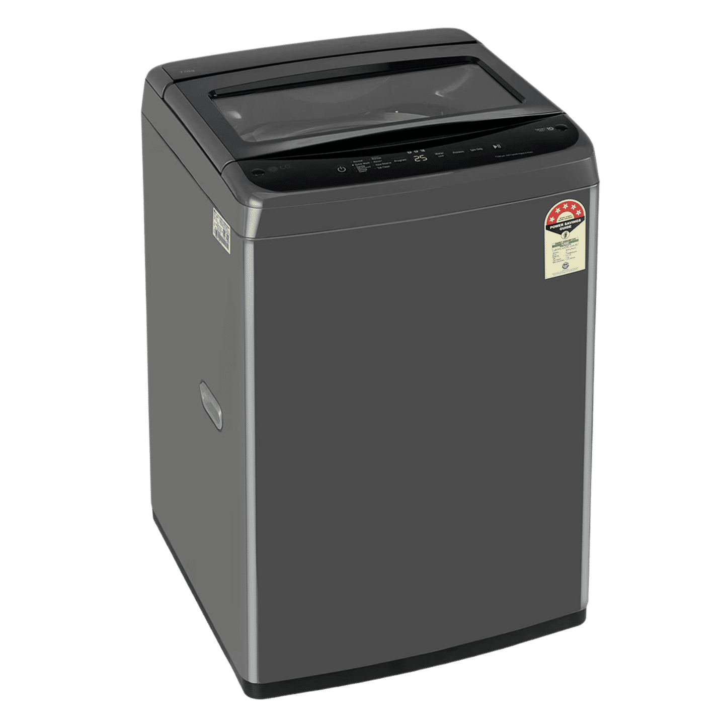 LG 7 kg 5 Star Inverter Fully Automatic Top Load Washing Machine (T70VBMB4ZD.ABMQEIL, Smart Diagnosis, Middle Black)