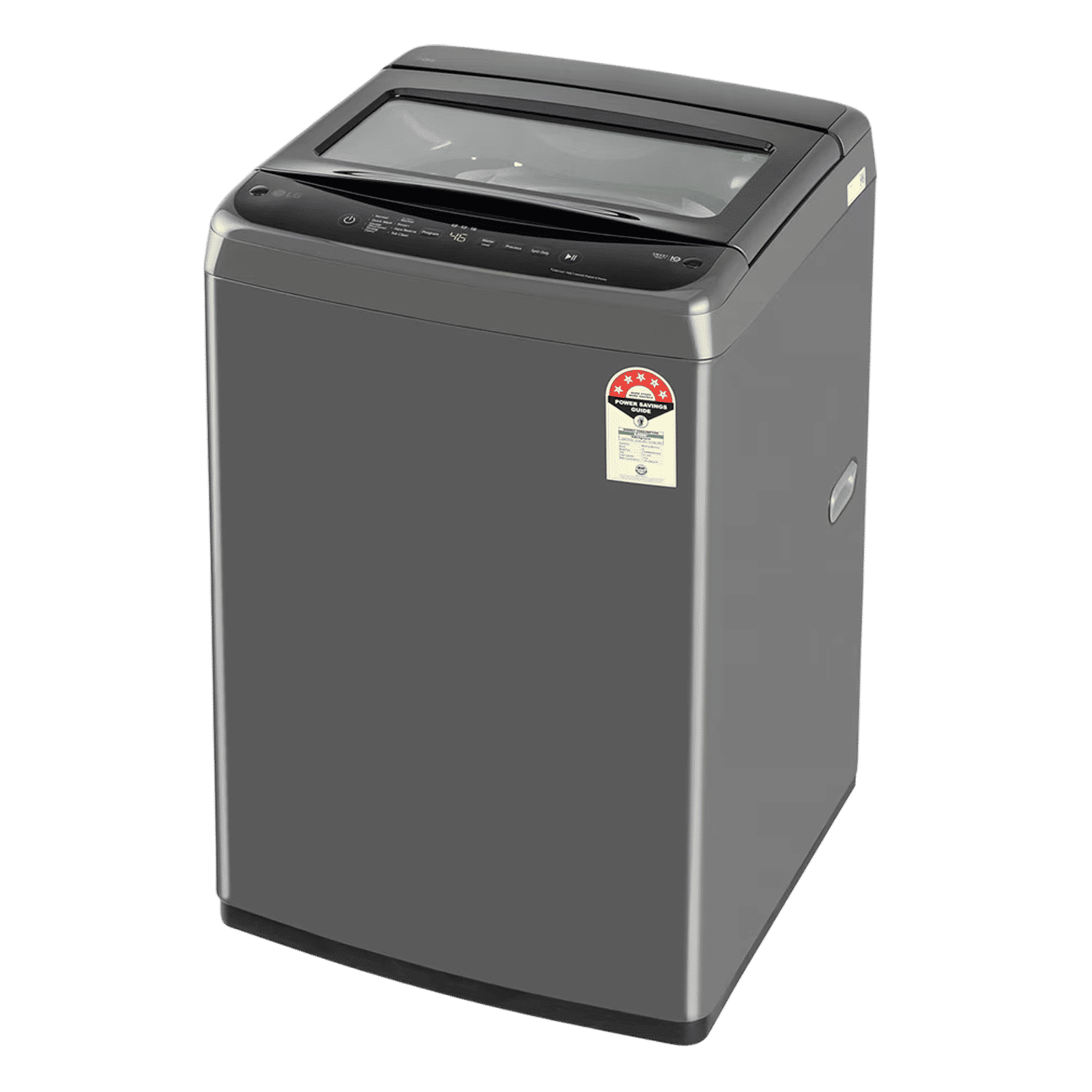LG 7 kg 5 Star Inverter Fully Automatic Top Load Washing Machine (T70VBMB4ZD.ABMQEIL, Smart Diagnosis, Middle Black)