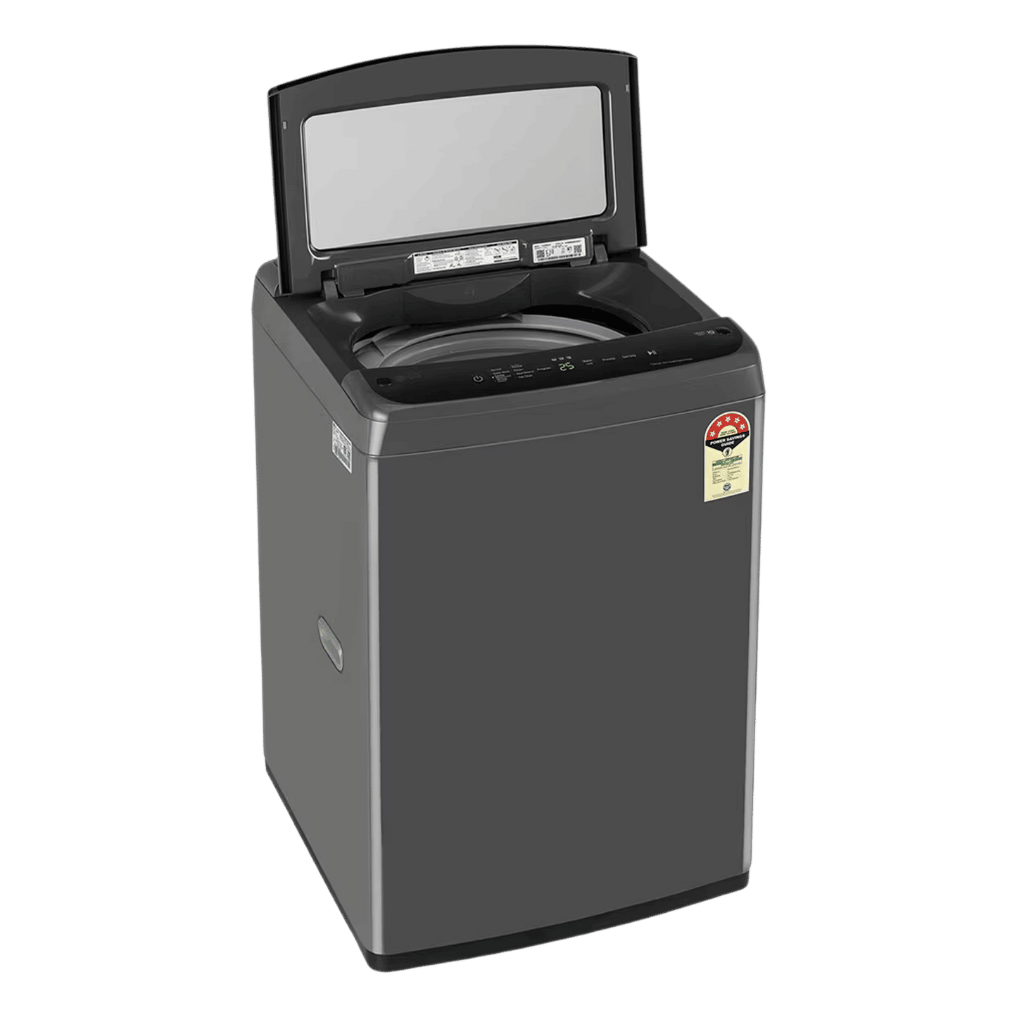 LG 7 kg 5 Star Inverter Fully Automatic Top Load Washing Machine (T70VBMB4ZD.ABMQEIL, Smart Diagnosis, Middle Black)