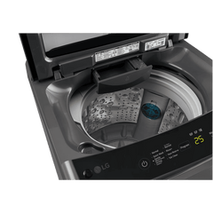 LG 7 kg 5 Star Inverter Fully Automatic Top Load Washing Machine (T70VBMB4ZD.ABMQEIL, Smart Diagnosis, Middle Black)