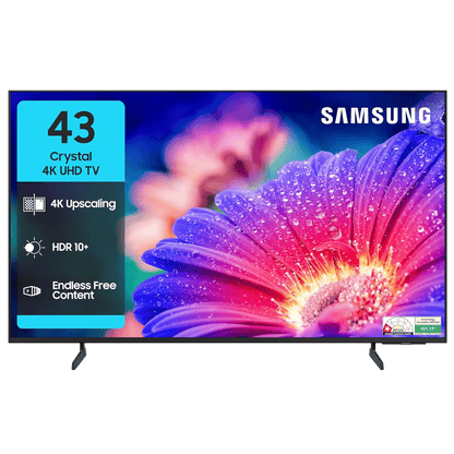SAMSUNG UE81A 109.22 cm (43 inch) 4K Ultra HD LED Smart Tizen TV with Motion Xcelerator (2025 Model)