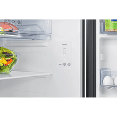 SAMSUNG Bespoke 467 Litres 2 Star Frost Free Double Door Smart Wifi Enabled Refrigerator with AI Energy Mode (RT80F51C2FHL, Black Doi)