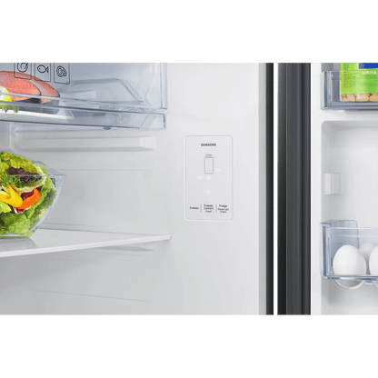 SAMSUNG Bespoke 467 Litres 2 Star Frost Free Double Door Smart Wifi Enabled Refrigerator with AI Energy Mode (RT80F51C2FHL, Black Doi)