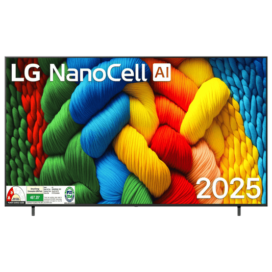 LG NanoCell AI NANO80 218 cm (86 inch) 4K Ultra HD Smart WebOS TV with AI Magic Remote (2025 model)
