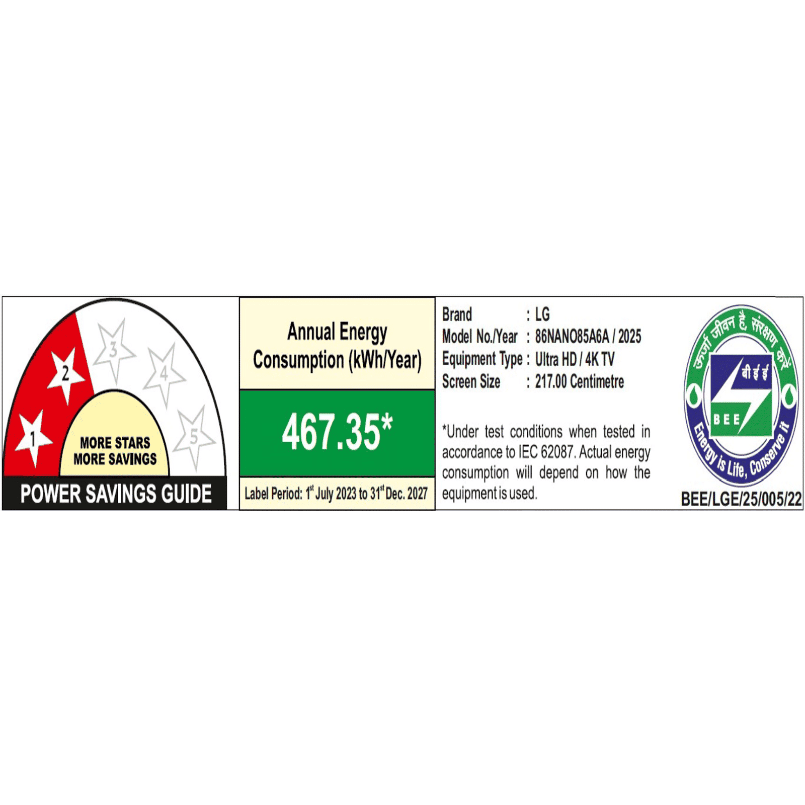 LG NanoCell AI NANO80 218 cm (86 inch) 4K Ultra HD Smart WebOS TV with AI Magic Remote (2025 model)