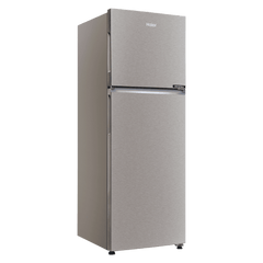 Haier HRF-3182I 268 Litres 2 Star Frost Free Double Door Convertible Refrigerator with Turbo Icing Technology (HRF-3182IBNS-P, Nickel Steel)
