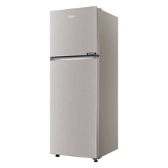 Haier HRF-3182I 268 Litres 2 Star Frost Free Double Door Convertible Refrigerator with Turbo Icing Technology (HRF-3182IBNS-P, Nickel Steel)