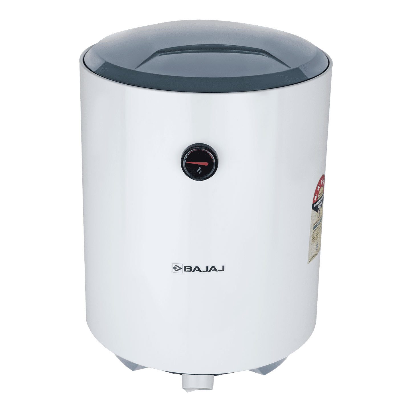 BAJAJ Shield New Shakti Pro 15 Litre Vertical Storage Geyser with Swirlflow Technology (White)