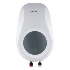BAJAJ Shield Verre Plus 5 Litre Vertical Instant Geyser with Multiple Safety System (White & Gray)