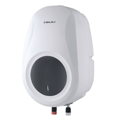 BAJAJ Shield Verre Plus 5 Litre Vertical Instant Geyser with Multiple Safety System (White & Gray)
