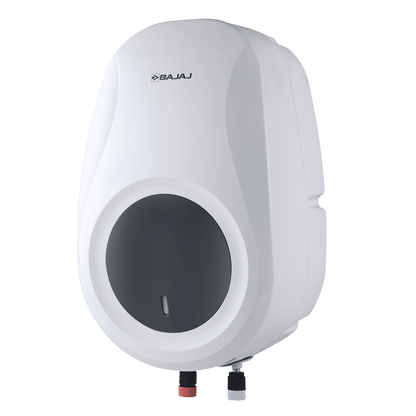 BAJAJ Shield Verre Plus 5 Litre Vertical Instant Geyser with Multiple Safety System (White & Gray)