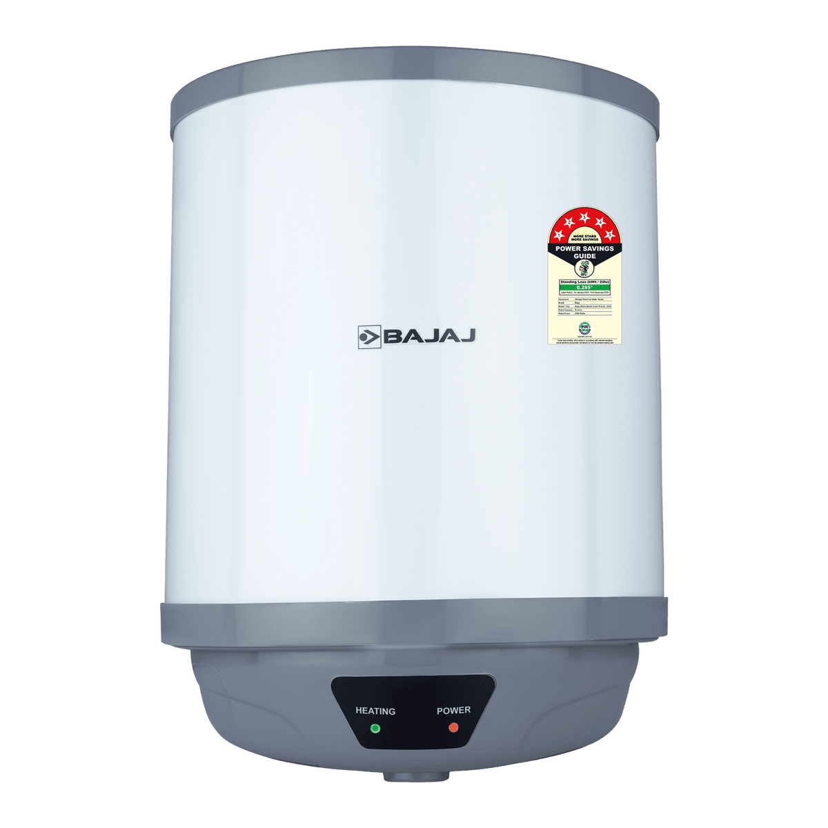 BAJAJ Shield Crest Plus 5 Star Vertical Storage Geyser with Swirlflow Technology