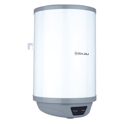 BAJAJ Shield Crest Plus 25 Litre 5 Star Vertical Storage Geyser with Swirlflow Technology (White & Grey)