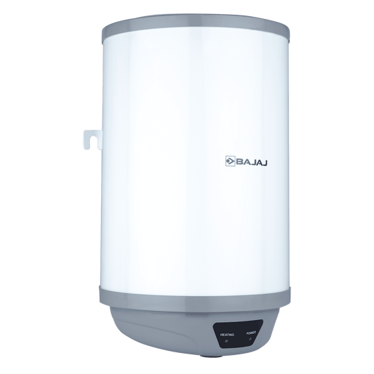 BAJAJ Shield Crest Plus 25 Litre 5 Star Vertical Storage Geyser with Swirlflow Technology (White & Grey)