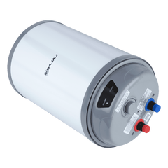 BAJAJ Shield Crest Plus 25 Litre 5 Star Vertical Storage Geyser with Swirlflow Technology (White & Grey)