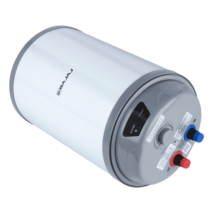 BAJAJ Shield Crest Plus 25 Litre 5 Star Vertical Storage Geyser with Swirlflow Technology (White & Grey)