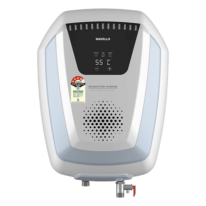 HAVELLS Magnatron Prime 15 Litre 4 Star Storage Geyser with Digital Temperature Display (Blue)