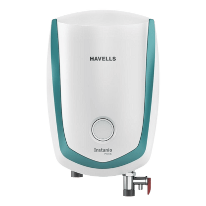 HAVELLS Instanio Prime 3 Litre Vertical Instant Geyser with Feroglas Technology (White & Blue)