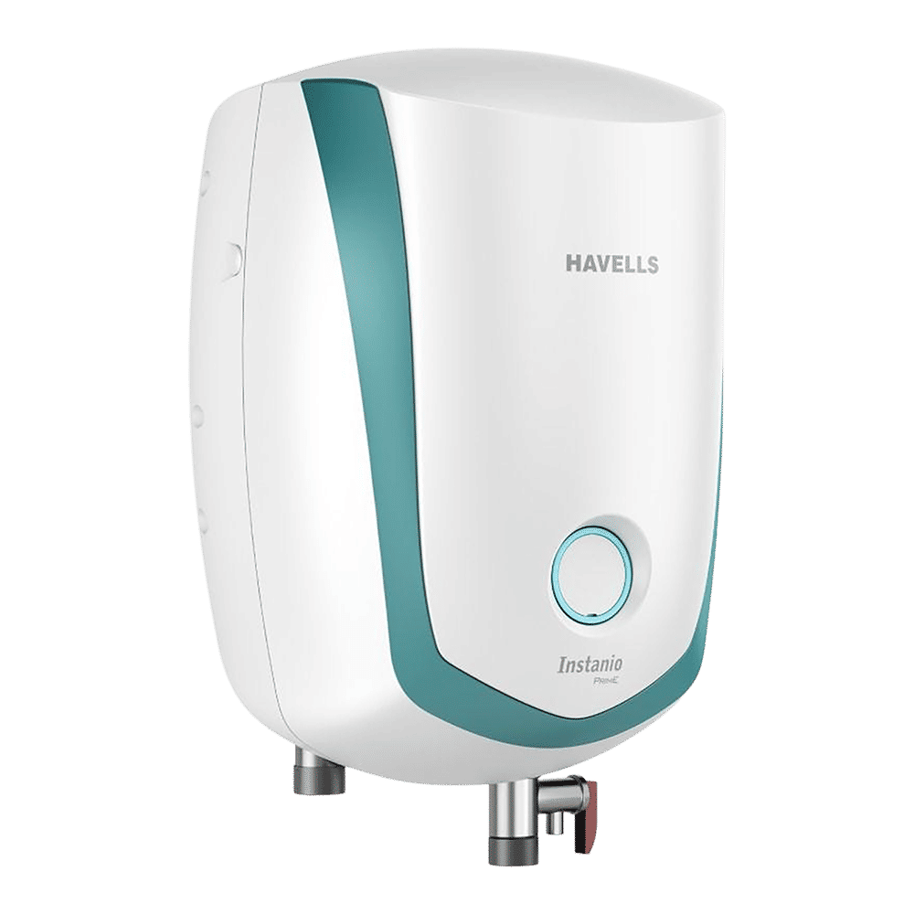 HAVELLS Instanio Prime 3 Litre Vertical Instant Geyser with Feroglas Technology (White & Blue)