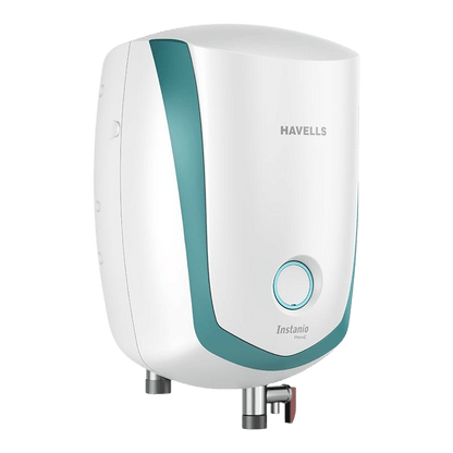 HAVELLS Instanio Prime 3 Litre Vertical Instant Geyser with Feroglas Technology (White & Blue)