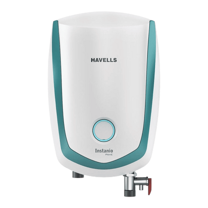 HAVELLS Instanio Prime 3 Litre Vertical Instant Geyser with Feroglas Technology (White & Blue)