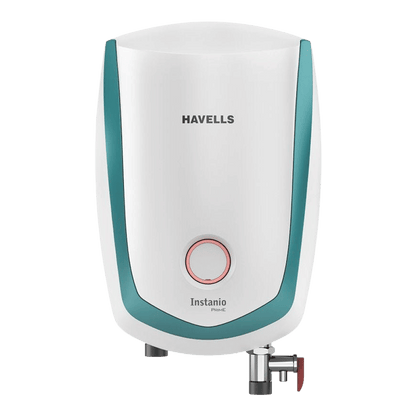 HAVELLS Instanio Prime 3 Litre Vertical Instant Geyser with Feroglas Technology (White & Blue)