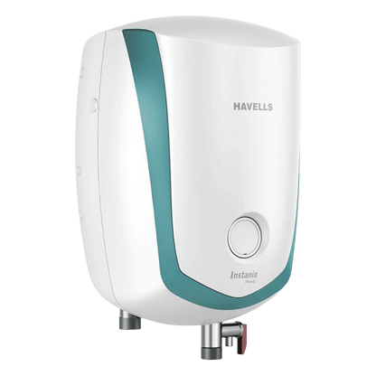 HAVELLS Instanio Prime 3 Litre Vertical Instant Geyser with Feroglas Technology (White & Blue)