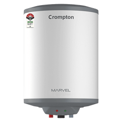 Crompton Marvel 6 Litre Vertical Storage Geyser with Anti-Scale Technology (White)