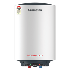 Crompton Regera DLX 15 Litre 5 Star Vertical Storage Geyser with Anti Scale Technology (Blue & White)