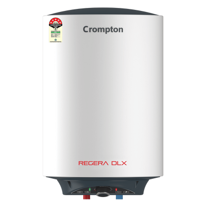 Crompton Regera DLX 15 Litre 5 Star Vertical Storage Geyser with Anti Scale Technology (Blue & White)