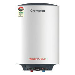Crompton Regera DLX 25 Litre 5 Star Vertical Storage Geyser with Anti Scale Technology (Blue & White)