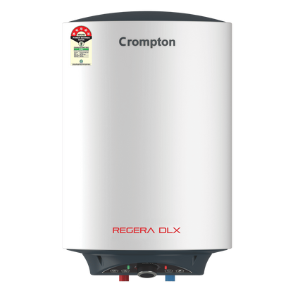 Crompton Regera DLX 25 Litre 5 Star Vertical Storage Geyser with Anti Scale Technology (Blue & White)