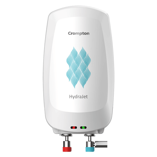 Crompton HydraJet 5 Litre Vertical Instant Geyser with Anti Scale Technology (White)