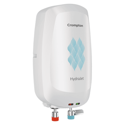 Crompton HydraJet 5 Litre Vertical Instant Geyser with Anti Scale Technology (White)