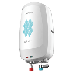 Crompton HydraJet 5 Litre Vertical Instant Geyser with Anti Scale Technology (White)