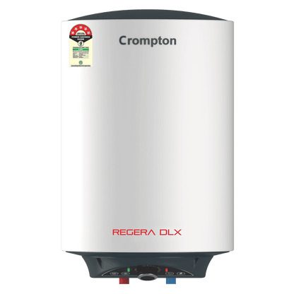 Crompton Regera DLX 6 Litre 5 Star Vertical Storage Geyser with Anti Scale Technology (Blue & White)