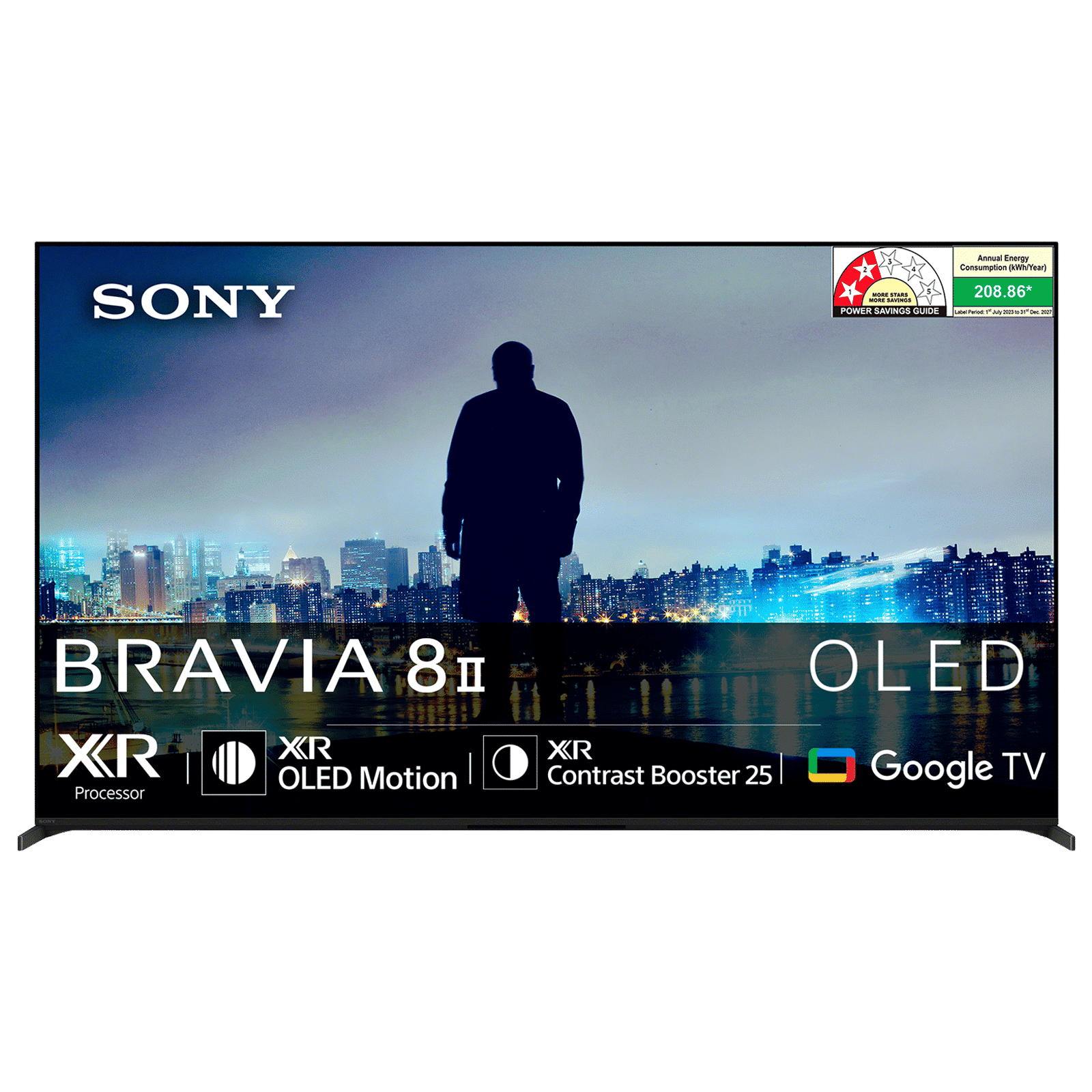 SONY BRAVIA 8 II 139.7 cm (55 inch) OLED 4K Ultra HD Smart Google TV with Dolby Vision & Dolby Atmos (2025 model)
