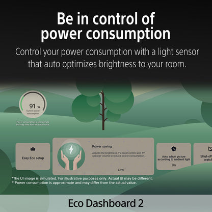 SONY BRAVIA 8 II 139.7 cm (55 inch) OLED 4K Ultra HD Smart Google TV with Dolby Vision & Dolby Atmos (2025 model)