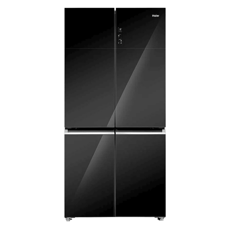 Haier 630 Litres Frost Free French Door Smart Wifi Enabled Refrigerator with Motion Sensor (HRB-700KGU1, Black Glass)
