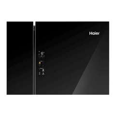 Haier 630 Litres Frost Free French Door Smart Wifi Enabled Refrigerator with Motion Sensor (HRB-700KGU1, Black Glass)