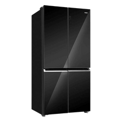 Haier 630 Litres Frost Free French Door Smart Wifi Enabled Refrigerator with Motion Sensor (HRB-700KGU1, Black Glass)
