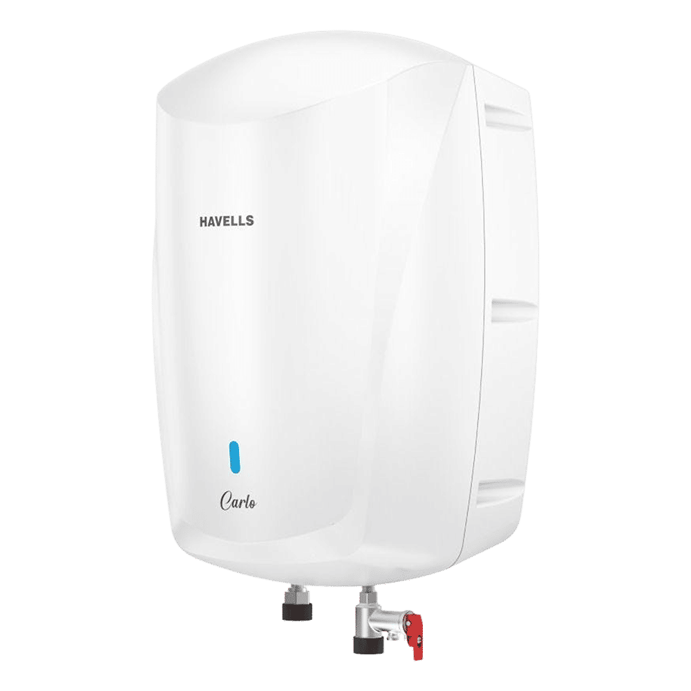 HAVELLS Carlo 5 Litre Vertical Instant Geyser with Heavy Duty Heating Element (White)