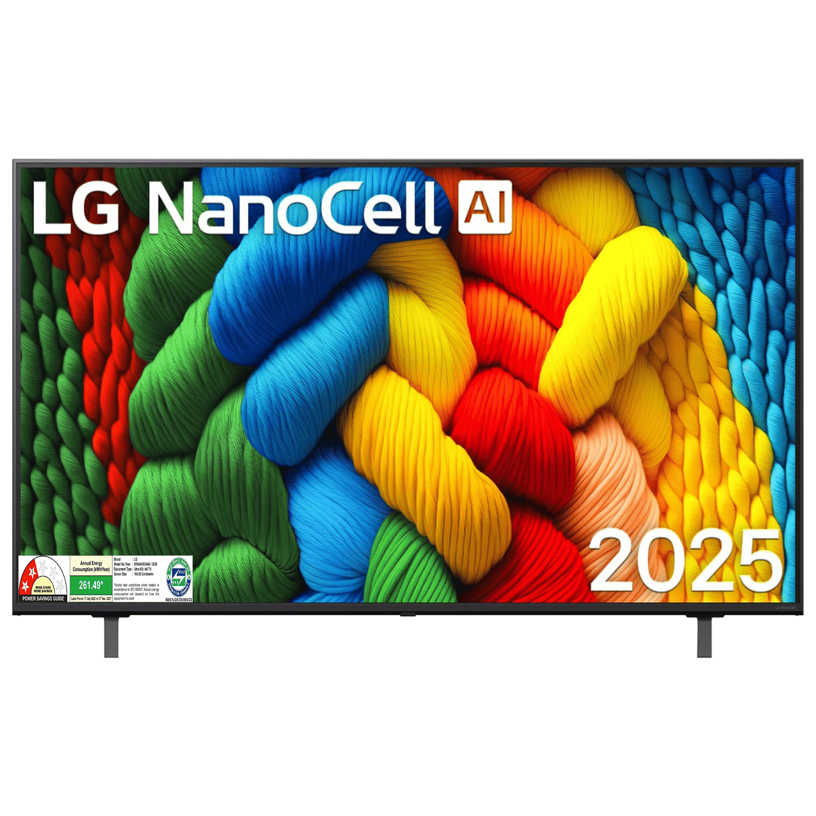 LG NanoCell AI NANO83 165.1 cm (65 inch) 4K Ultra HD Smart WebOS TV with Dolby Atmos (2025 Model)