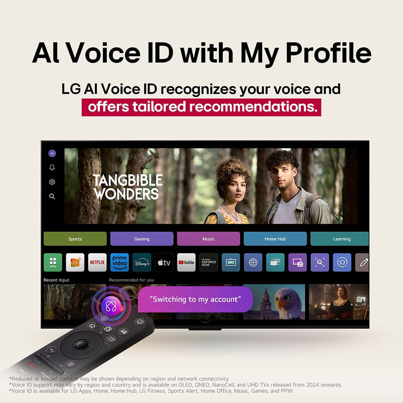 LG NanoCell AI NANO83 165.1 cm (65 inch) 4K Ultra HD Smart WebOS TV with Dolby Atmos (2025 Model)