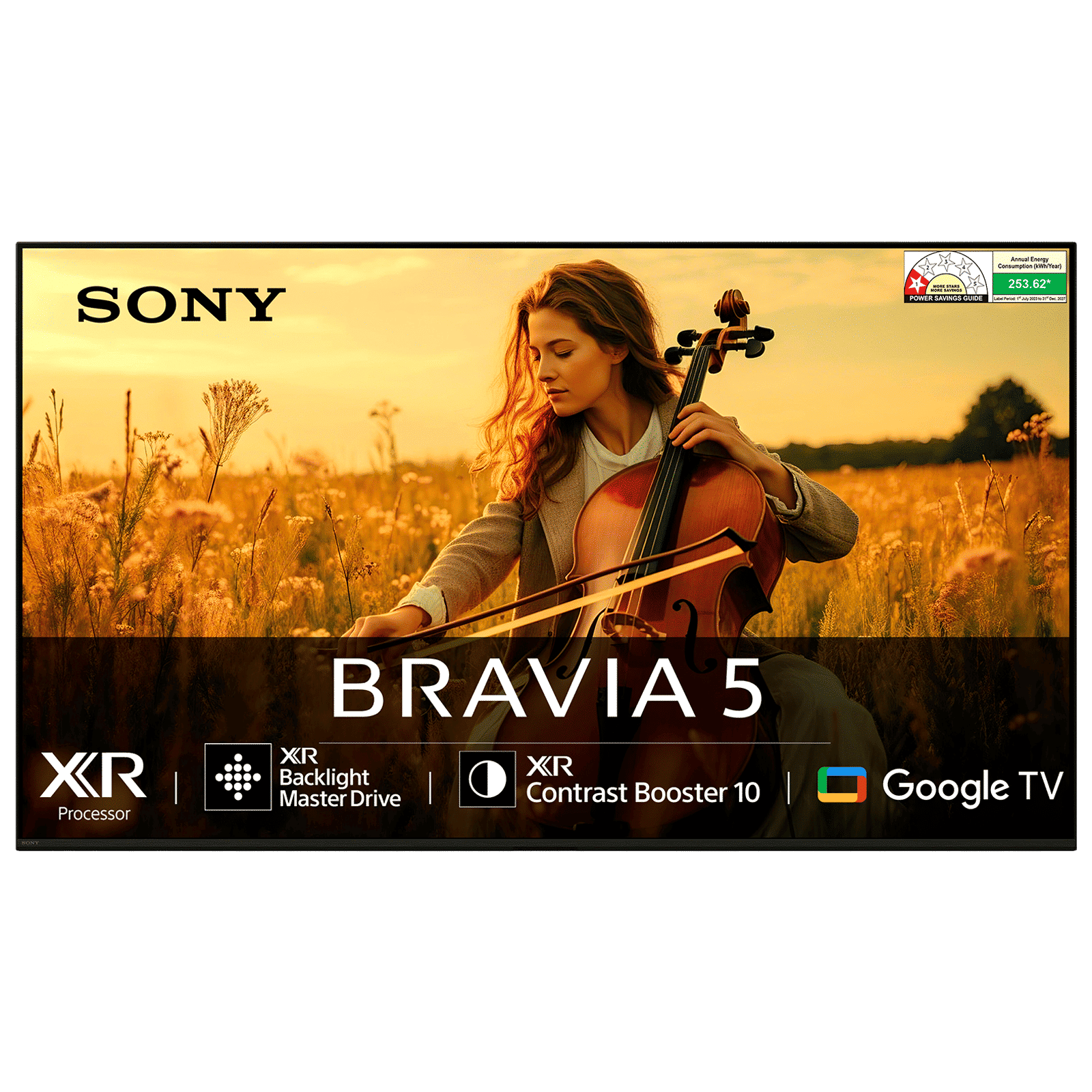 SONY BRAVIA 5 139.7 cm (55 inch) Mini LED 4K Ultra HD Smart Google TV with Dolby Vision & Dolby Atmos (2025 model)