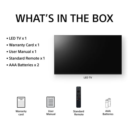 SONY BRAVIA 5 139.7 cm (55 inch) Mini LED 4K Ultra HD Smart Google TV with Dolby Vision & Dolby Atmos (2025 model)