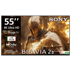 SONY BRAVIA 2 II 139.7 cm (55 inch) 4K Ultra HD LED Smart Google TV with Google Assistant (2025 model)