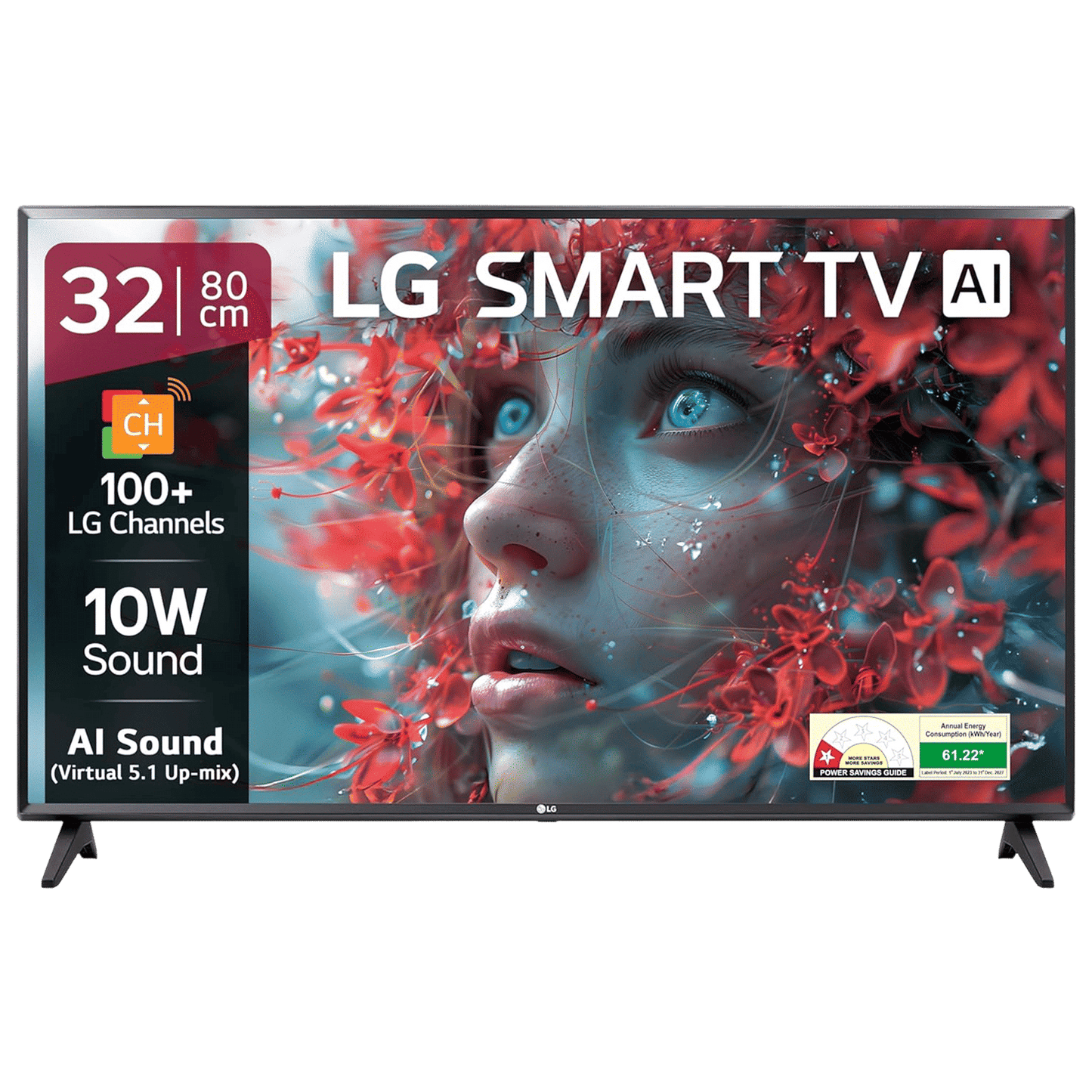 LG LR57 81.28 cm (32 inch) HD LED Smart WebOS TV with Dynamic Tone Mapping (2025 model)