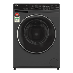 Godrej 8 kg 5 Star Fully Automatic Front Load Washing Machine (Regalis, Zero Pressure Technology, Metallic Black)