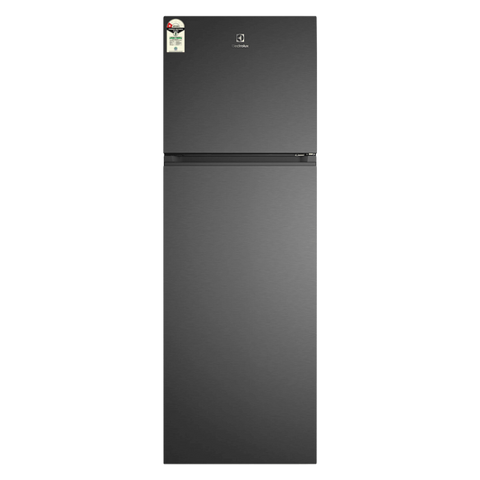 Electrolux 700 Series 341 Litres 1 Star Frost Free Double Door Refrigerator with AI AutoSense (ETM3400L-B, Matt Charcoal Black)